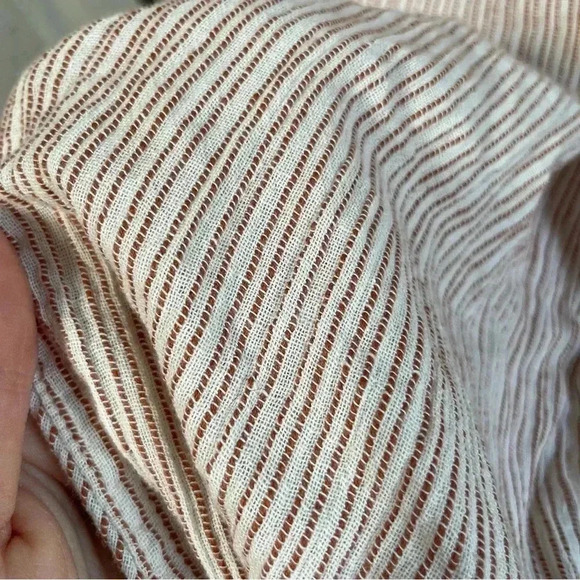 FREE PEOPLE 2 Rumors Yarn Dye Harem Pants in Canvas Combo • Natural Cream - Picture 14 of 16